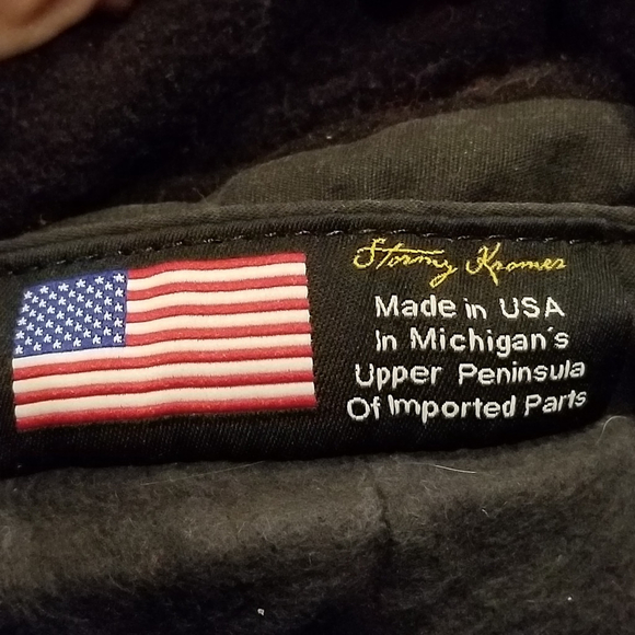 Stormy Kromer Hat Size 7 3/4 Red Buffalo Plaid Ear Flaps Wool Blend Made USA - Picture 9 of 11